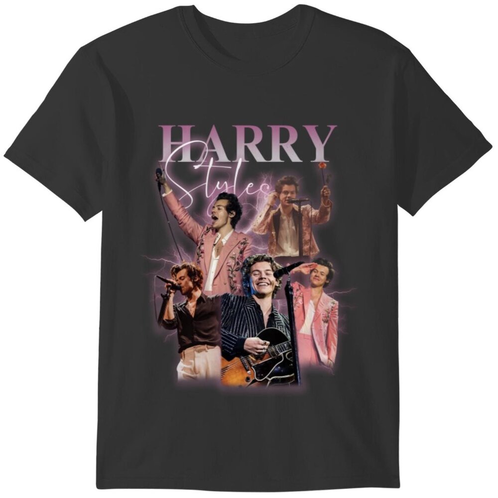 Harry Styles 90s Bootleg Music Artist Graphic Retro Pop Fan Streetwear T-Shirt